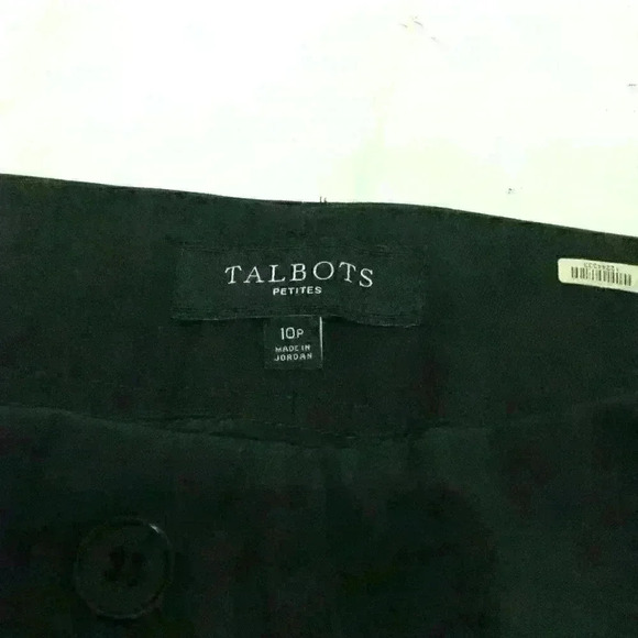 Talbot's "Heritage"  Dress pants; Black. Size: 10P; Waist: 17", Inseam: 28" - Picture 3 of 4